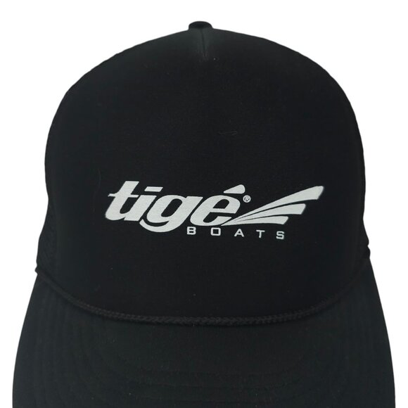 Tige Boats Foam Front Rope Braid Mesh Snapback Cap Boating Trucker Hat Cobra - Picture 7 of 13